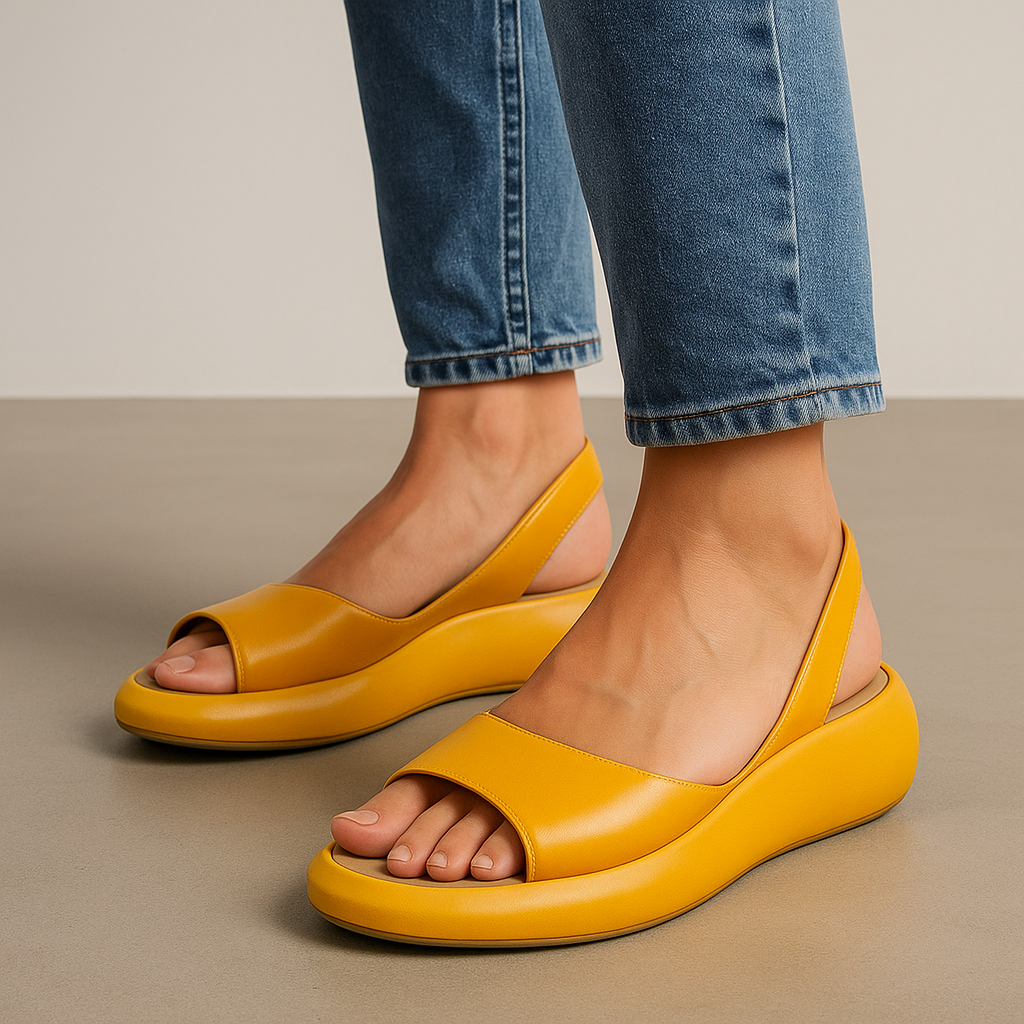 Calithea | Minimal Open Toe Sandals