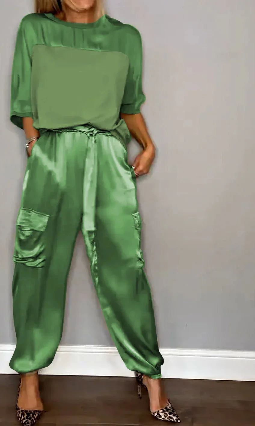 Avelisse | Luxe Flowing Co Ord Set