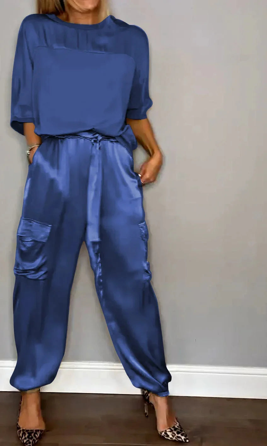 Avelisse | Luxe Flowing Co Ord Set