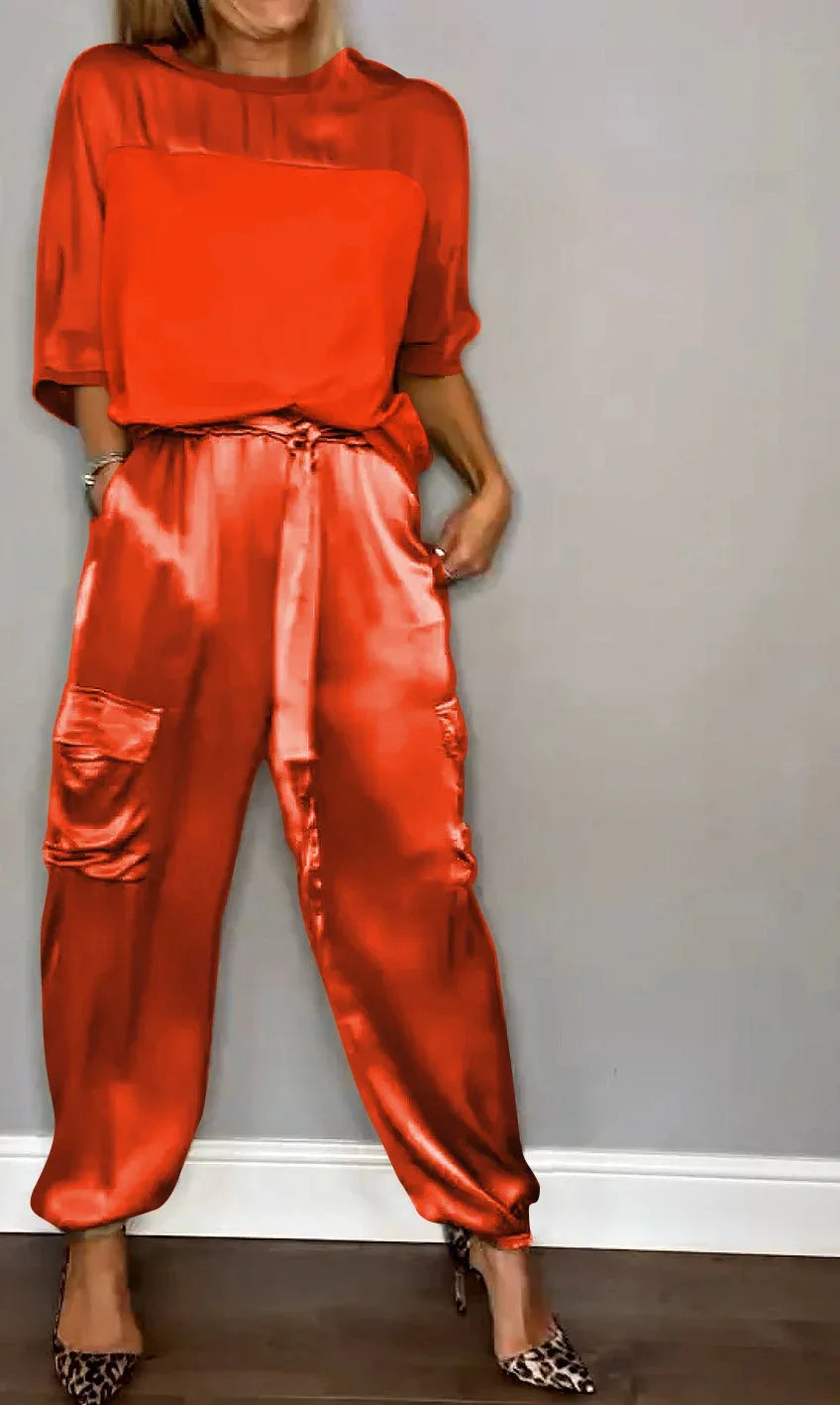 Avelisse | Luxe Flowing Co Ord Set